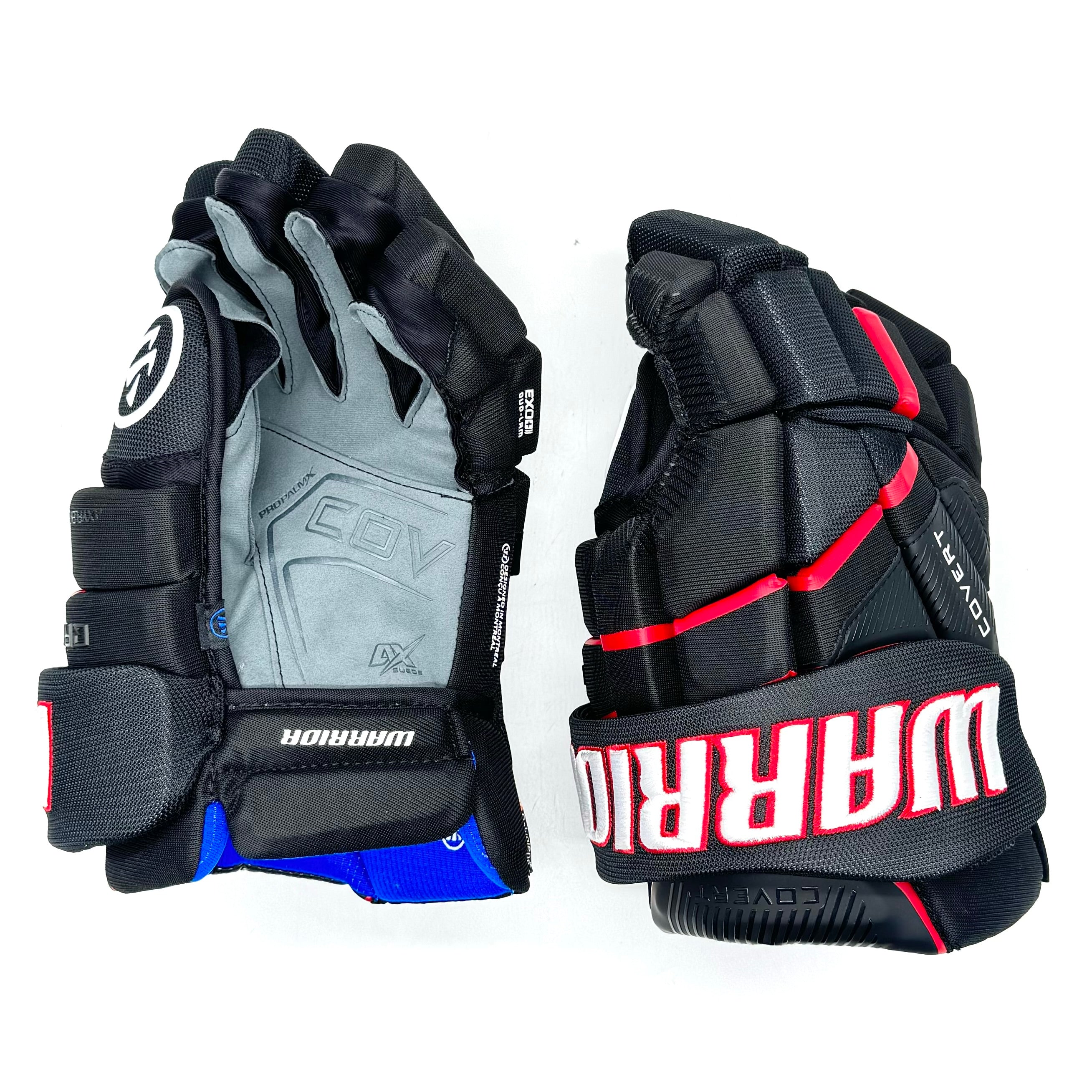 Warrior Covert QR6 - Gants d'équipe - Blackhawks de Chicago (noir/rouge)